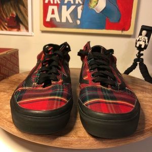 Vans old skool plaid